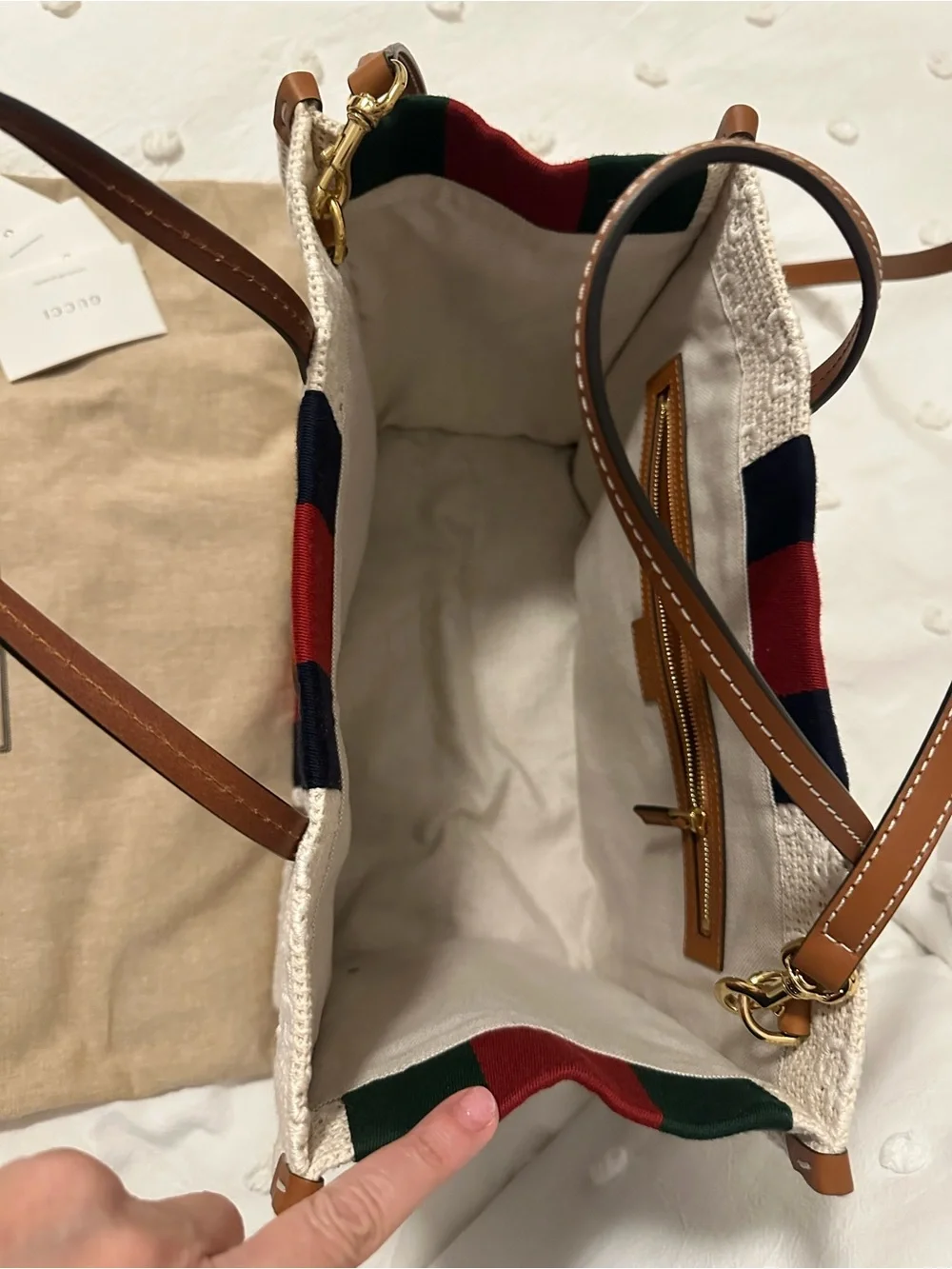 👜 Authentic Gucci Ophidia GG Canvas Tote | Excellent Condition | Dust Bag & Book